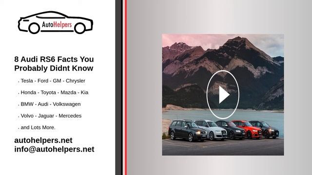 8 Audi RS6 Facts You Probably Didn't Know смотреть онлайн