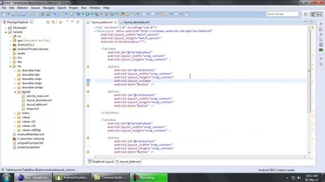 Attributes Of Table Layout – Layout_column And Layout_span