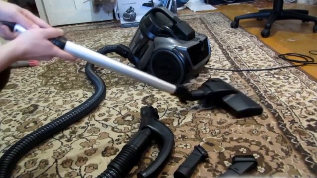 Краткий обзор пылесоса Samsung SC21F50UG смотреть онлайн