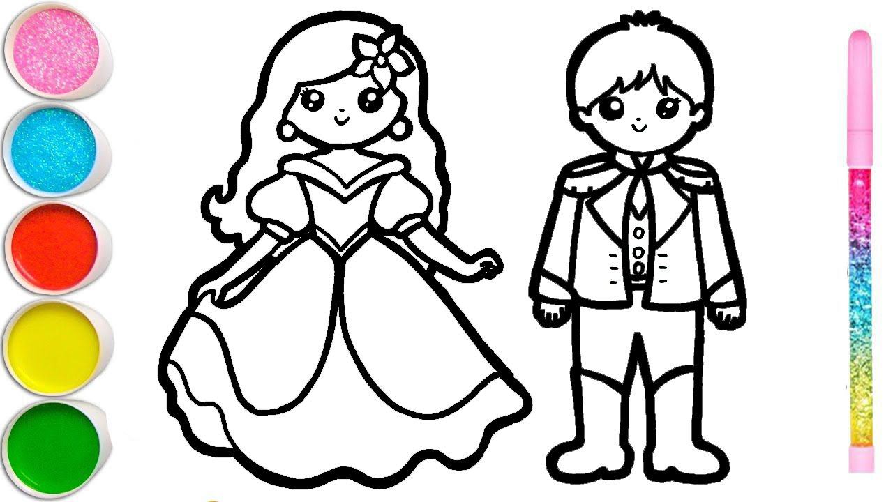 How to draw a bed, a princess and a prince, a butterfly, a computer | Drawing Tutorial Art смотреть онлайн