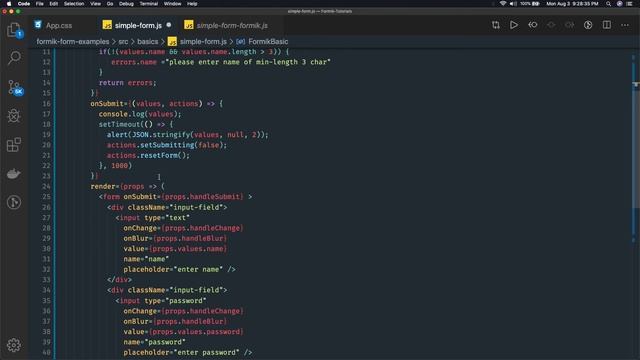 React Formik- Form Validation #04 смотреть онлайн