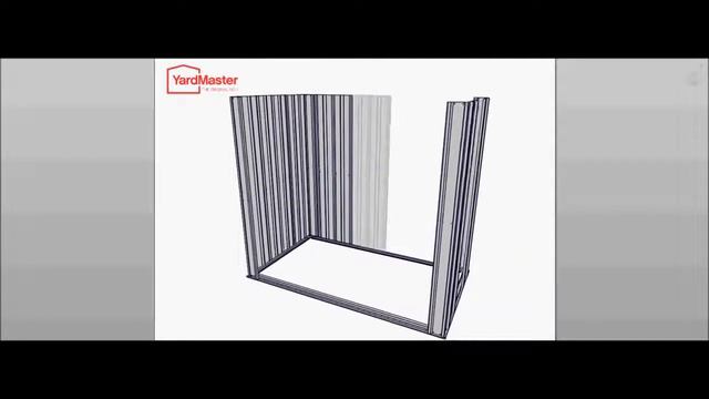 YardMaster Store-All 10x4 PZ Pent Metal Shed - How to Assemble смотреть онлайн