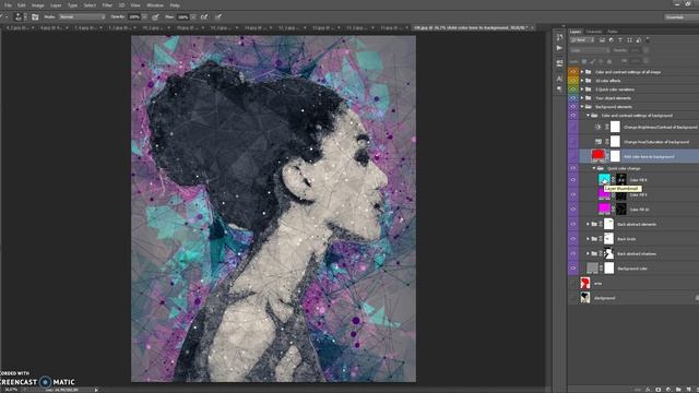 Geometric Art Photoshop Effect Tutorial смотреть онлайн