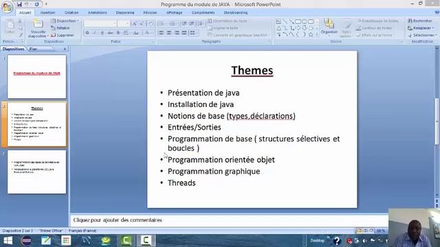Description du programme JAVA смотреть онлайн
