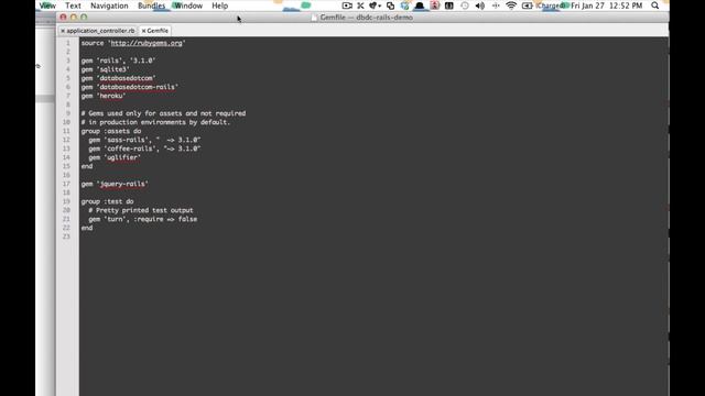 Getting Started with RoR & Databasedotcom Gem смотреть онлайн