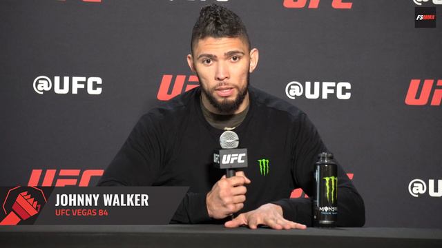 Johnny Walker UFC Vegas 84 media day interview смотреть онлайн