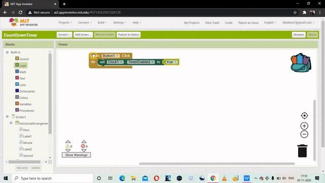 How to Make COUNTDOWN TIMER App I Make Stopwatch timer App l timer App l Countdown timer App? смотреть онлайн