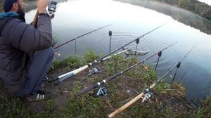 РЫБЫ ТЯНУТ УДОЧКИ!!! Рыбалка на пружины. РЫБАЛКА НА КОРМАКИ