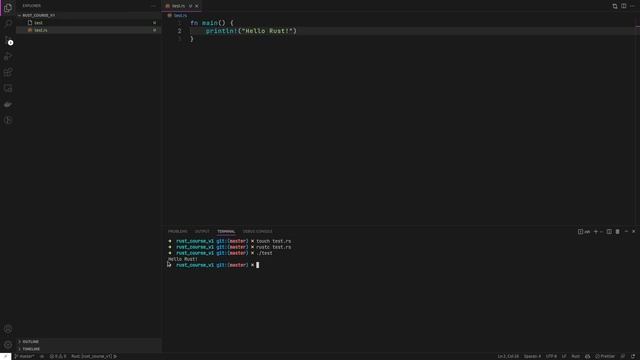 Введение в программирование на Rust. Настройка окружения. Бонсу видео смотреть онлайн