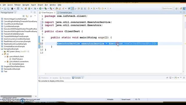 Java Multithreading Semaphore example смотреть онлайн