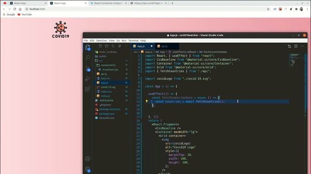 Covid19 İzleme Uygulaması Oluşturun - ReactJS ( Hooks, Material UI ) смотреть онлайн