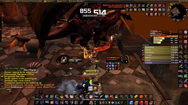 Classic WoW Moby Feral cat tank Nefarian смотреть онлайн