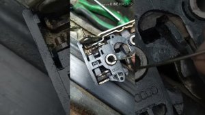 Разборка замка двери ауди 80 б3, б4, пассат