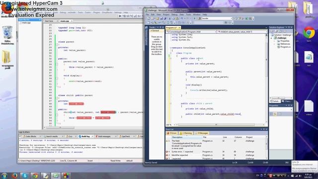 C++,C#,Python Inheritance of Constructor смотреть онлайн