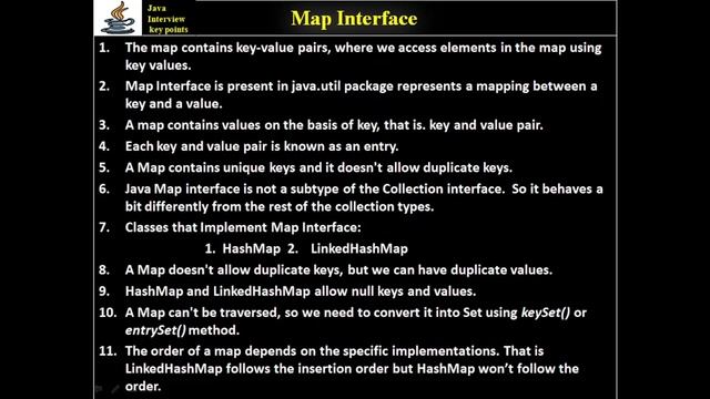 332. Java Collections - Map Interface смотреть онлайн