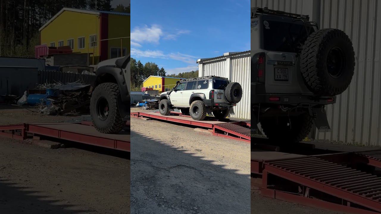 Взвесил Nissan Patrol Y61 после постройки #offroad #patrol #nissanpatrol #offroading смотреть онлайн