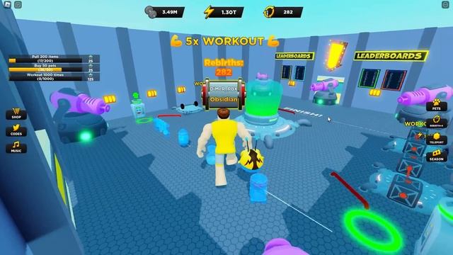 СТРОНГМАН КАЧОК ВОЗВРАЩАЕТСЯ! Strongman Simulator Roblox смотреть онлайн