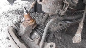 Nissan Primera P11 замена подшибника поворотного кулака