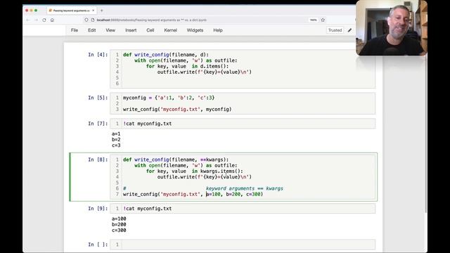 How to pass a dict when a Python function expects **kwargs смотреть онлайн