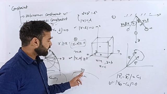 Holonomic and nonholonomic constraints with examples || Forces of constraints смотреть онлайн