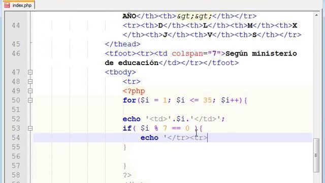 Diseño Web - PHP - Calendario 01 смотреть онлайн