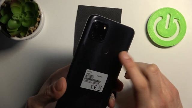 Как разблокировать пальцем REALME C21Y  Добавить опечаток на REALME C21Y