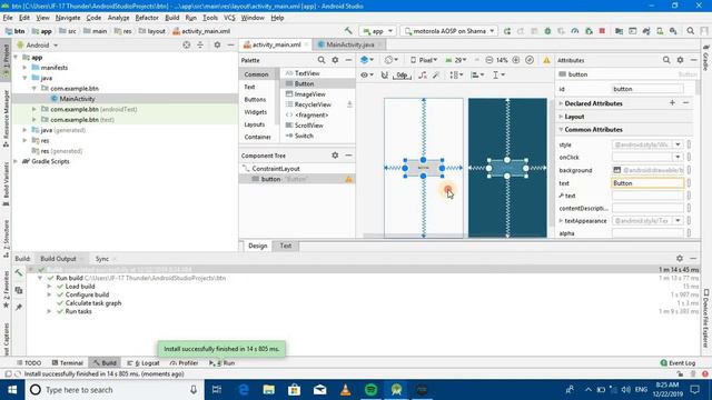 how to change button color in android studio смотреть онлайн