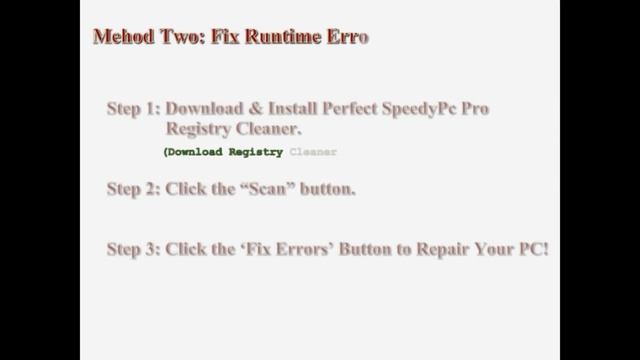 How To Fix Runtime Error 372