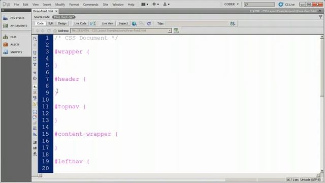 aamaguul - Three Column Fixed Width CSS Layout with Top Menu - Part 1 смотреть онлайн