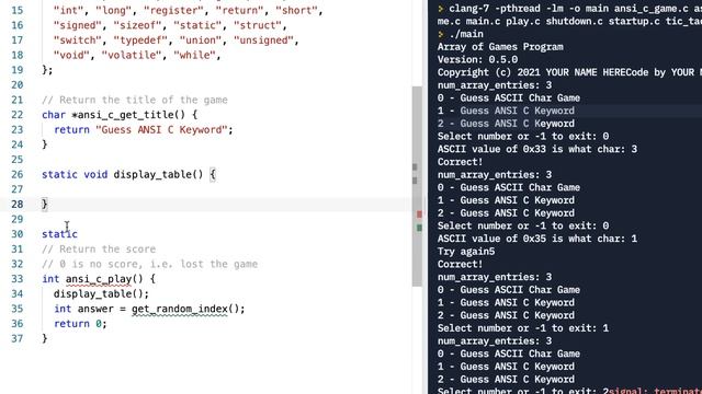 C Prog Skills Using Replit: Lesson 8: Array Of Games: Part 6 смотреть онлайн