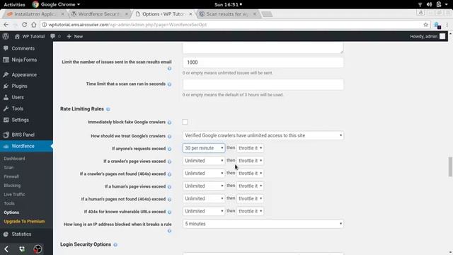 How to configure Wordfence Security for Wordpress смотреть онлайн