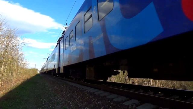 Электропоезд ЭП2Д-0085 "РЭКС" экспресс сообщением "Куровская - Москва Казанский вокзал" смотреть онлайн