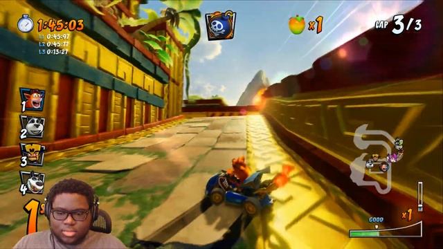 NOOB TRIES TO GIT GUD | Crash Team Racing Nitro-Fueled | Live смотреть онлайн