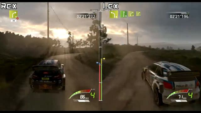 WRC 7 Splitscreen Gameplay