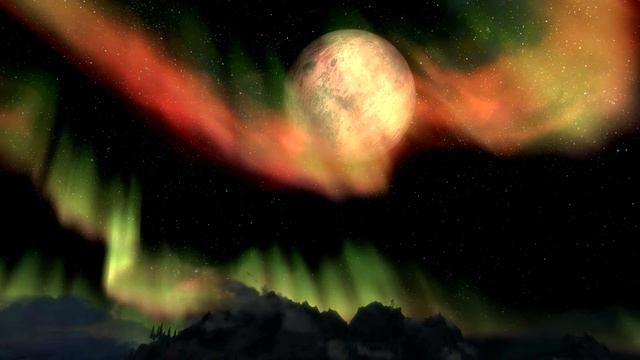DreamScene [Live Wallpaper] - Skyrim -- Night Sky 1 (1080p) смотреть онлайн