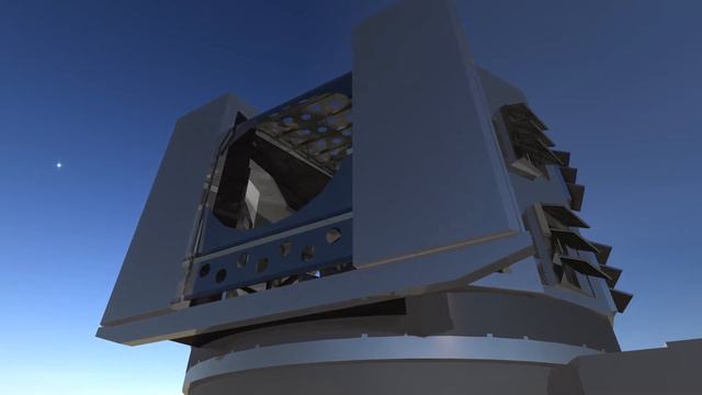 Vera C. Rubin Observatory rotating dome смотреть онлайн