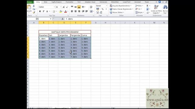 10c excel tablo hücre stili biçimlendirme ve koşullu biçimlendirme смотреть онлайн