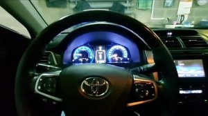 Как отключить ДХО дневные огни Toyota Camry