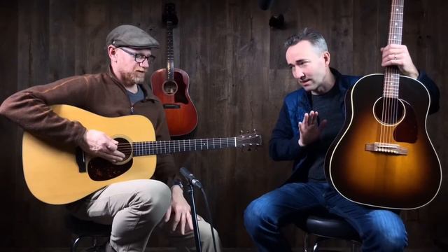 Mahogany Guitars - Hummingbird vs J-45 vs D-18 vs ????? смотреть онлайн
