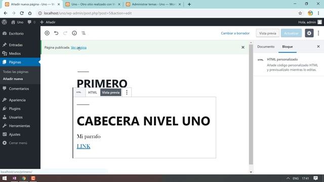 Cómo poner HTML y CSS en Wordpress 2019 смотреть онлайн