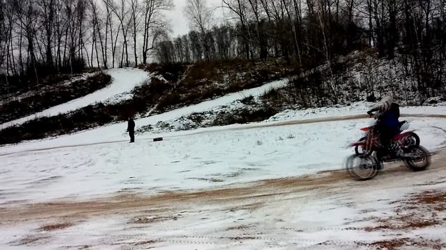 Тренировочные круги на Honda CRF 150R смотреть онлайн