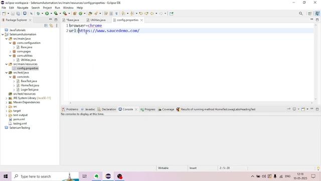#11 | Use of properties file in Framework | Selenium Java Automation Framework | Malayalam | смотреть онлайн