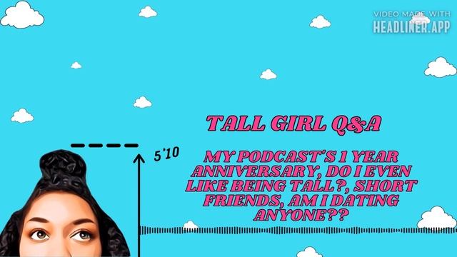 Celebrating A Tall Girl's Podcast With a Q&A | Short Friends, My Insecurities, Dating, and More! смотреть онлайн