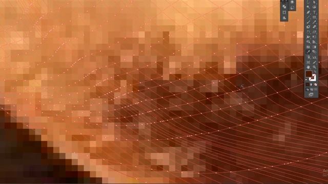 Oat Pramote / Mesh Portrait / Adobe Illustrator /Speed Art #AdobeIllustrator