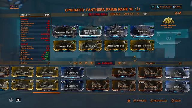 Warframe- Panthera Prime Build 2023 [4 forma] INSANE SLASH DAMAGE смотреть онлайн