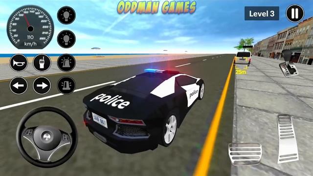 Real Police Car Driving v2 - Fun Police Chase Games! Android gameplay смотреть онлайн
