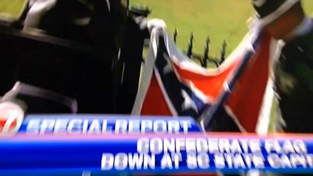 The day the confederate flag went down In South Carolina! смотреть онлайн
