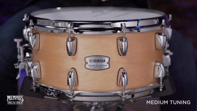 Yamaha 14x6.5 Tour Custom Maple Snare Drum - Butterscotch Satin (TMS1465BTS)
