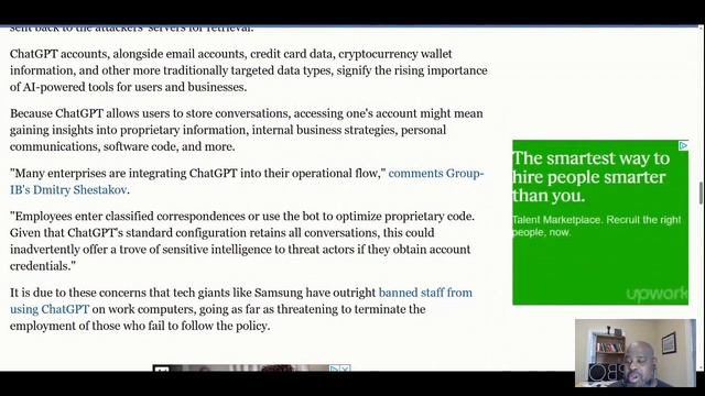 ChatGPT 100k Accounts Stolen. ChatGPT user accounts have been stolen by information-stealing malwar смотреть онлайн