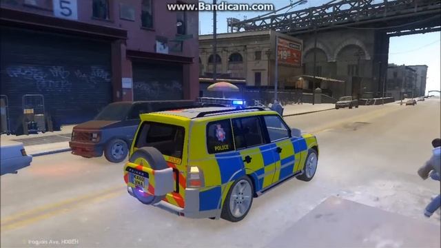 British Police Mitsubishi Pajero Wagon REL
